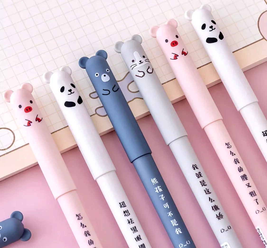 Multicolor Kawaii Pen with Cute Decoration